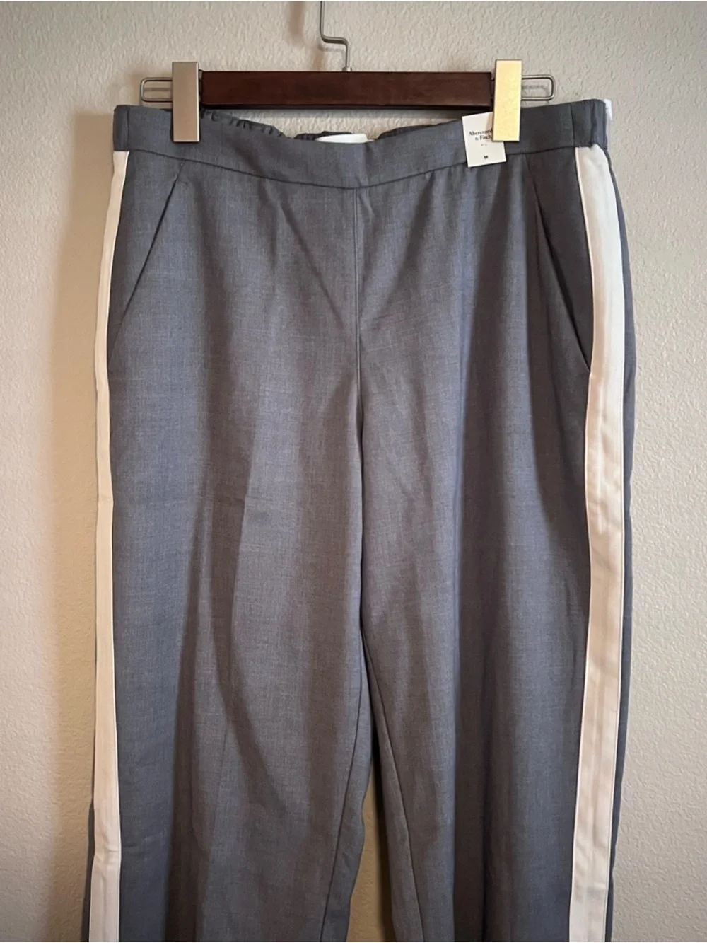 Abercrombie & Fitch Taupe Gray Pull-On Trousers - Picture 3 of 5